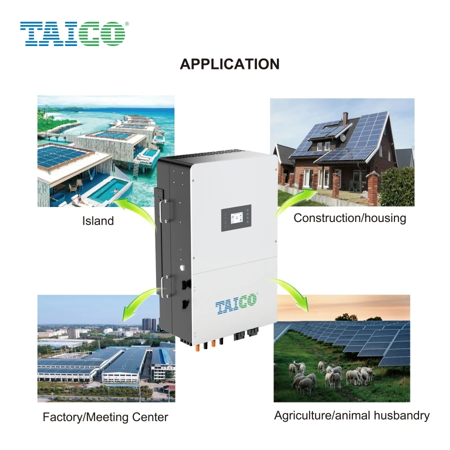 Reliable 60KW 70KW 80KW 3 Phase  Hybrid Inverter Solar System ’MPPT 50Hz/60Hz Parallel High Voltage for Industry Energy Inverter