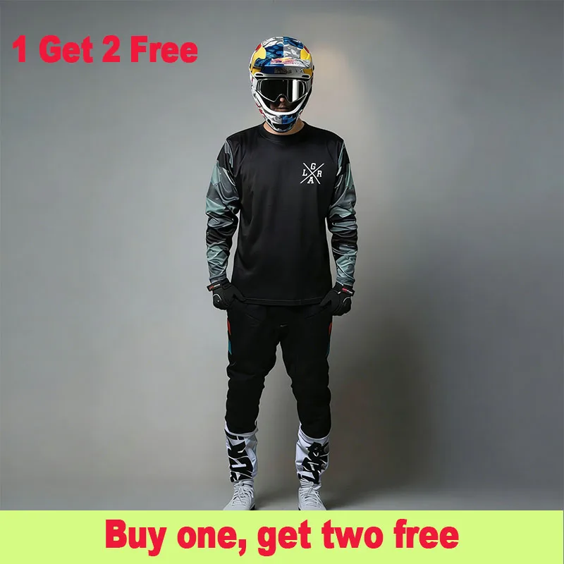 Loose Riders MTB Jerseys DH Motocross Enduro Downhill Jersey Cycling Clothing BMX Shirts Buy 1 Get 2