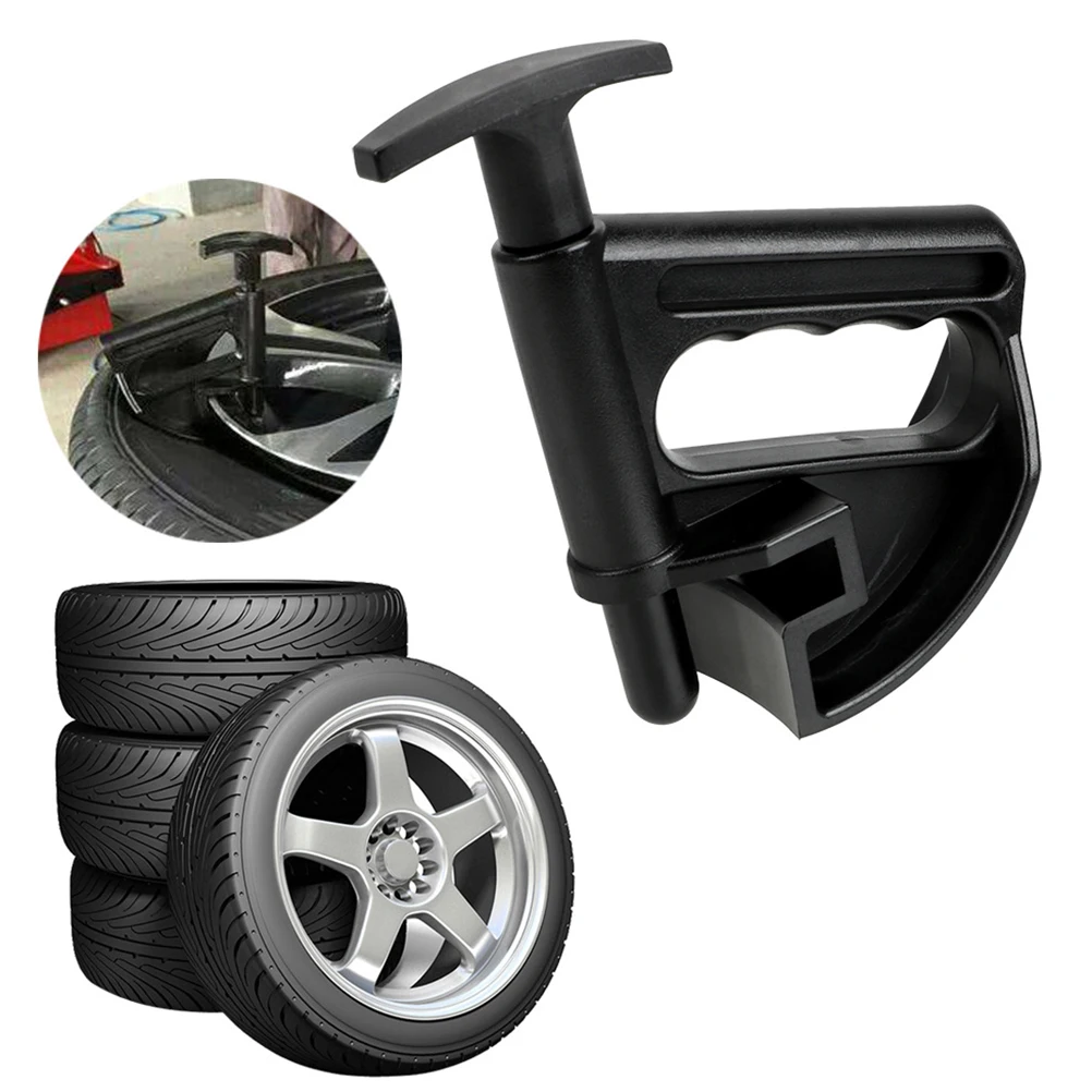 

2Pcs Vehicle Tire Wheel Hub Changer Durable Plastic Car Rim Changer Easy-Grip Handle Pull-Out Spring Design Tire Removing Tool
