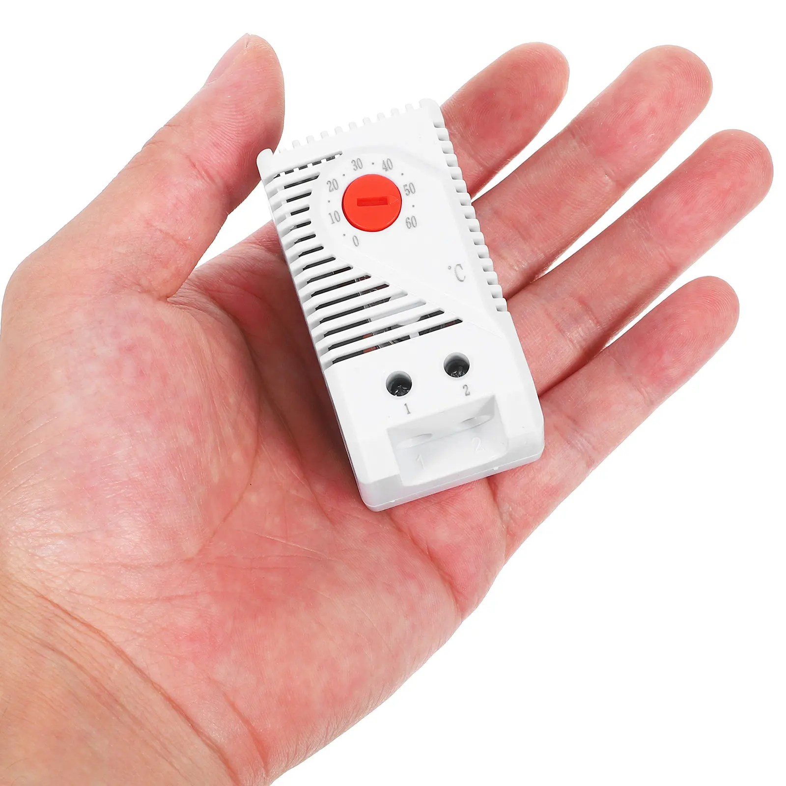 Mechanical Adjustable Temperature Regulator Compact Thermostat Heating Cooling Controller Fan Filters Central Heating System