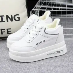 Women Spring Student Casual Chunky Sneakers Denim Canvas Platform Sports Vulcanized Shoes Fashion Summer Footwear Woman Lace-up