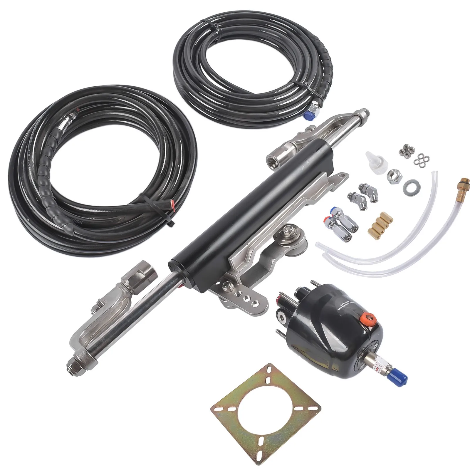 Hydraulic Directional Servo Kit Boat Steering Kit 468KGF Up To 300HP