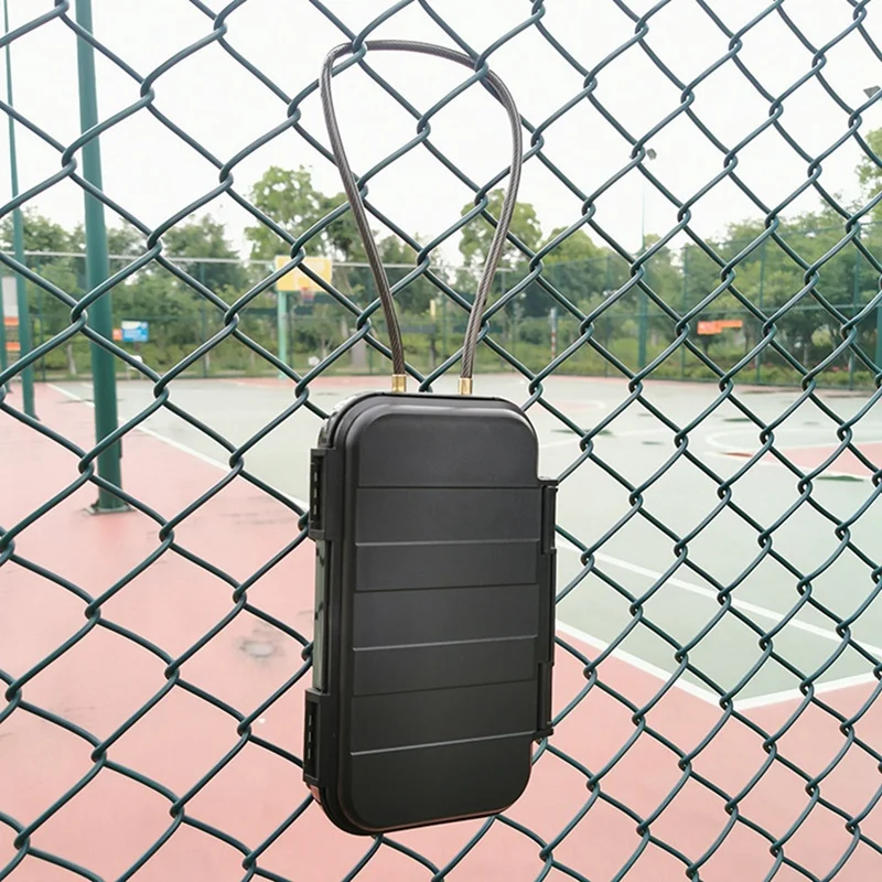 Lock Box, Phone Lock Box, Security Lock Box, Transparent Outdoor Waterproof Travel Safe,Password Beach Box Easy Install