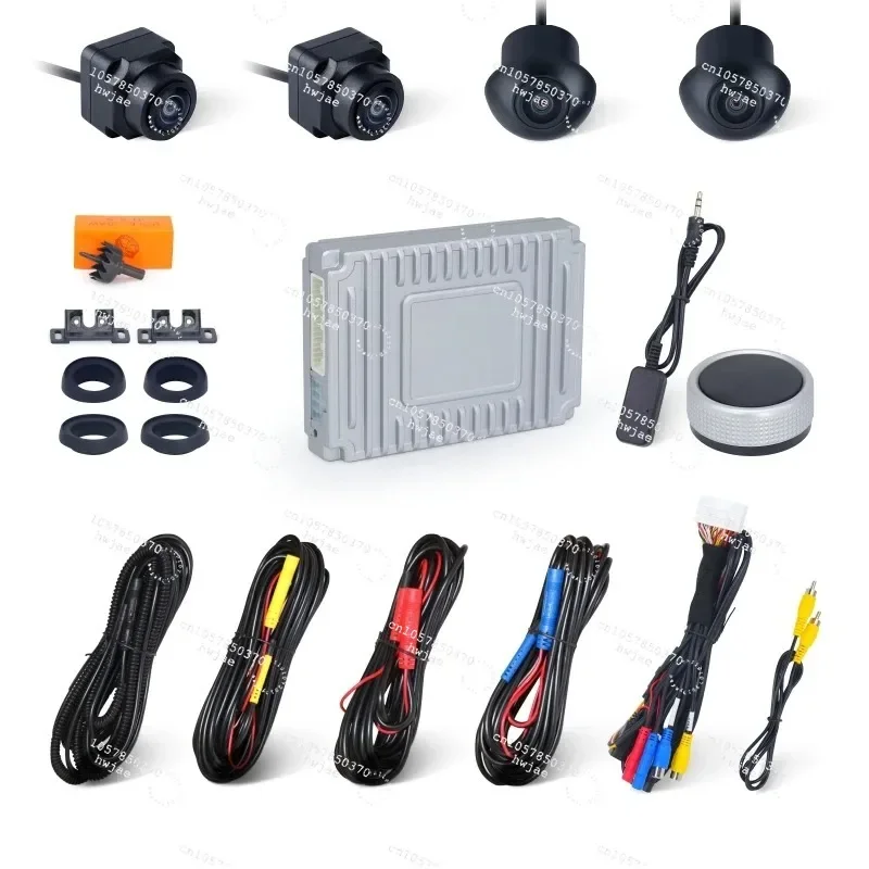 For 360 Degree Bird View Camera System 3D Night Vision T5 4-Camera Kit for Toyota
