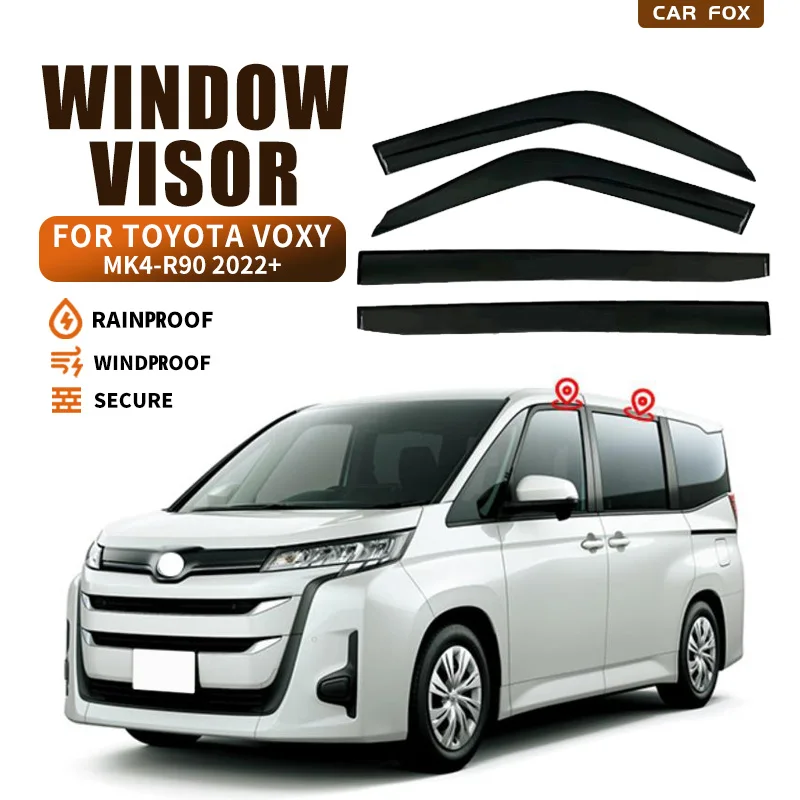

For TOYOTA Voxy 2001-2023 Window visor Weather Shield Side Window Deflector Car windshield weather shield