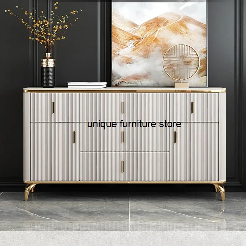 

Dish Modern Wood Sideboards Kitchen Nordic Shelves Modular Luxury Sideboards Storage Table De Chevet Small Room Furnitures HDH