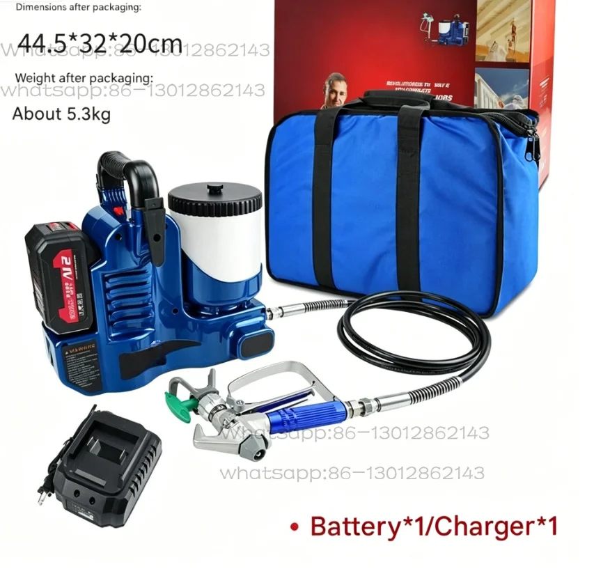 2026  NEW  High Voltage Airless Sprayer Electric Painting Sprayer Lithium Battery Charging Small Backpack Sprayer