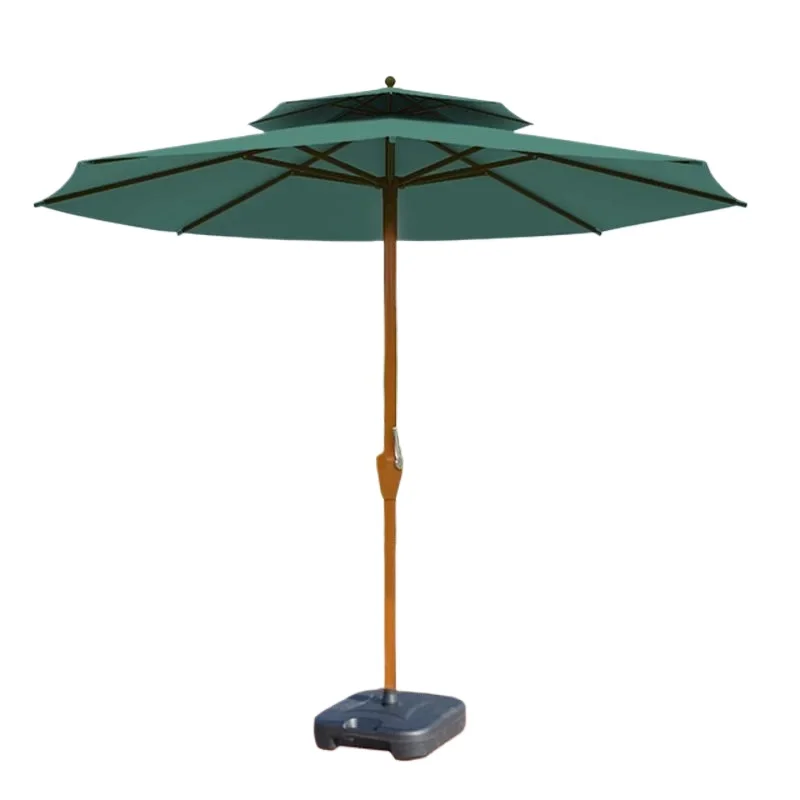 Outdoor stall square large umbrella large, sun umbrella courtyard balcony durable with base