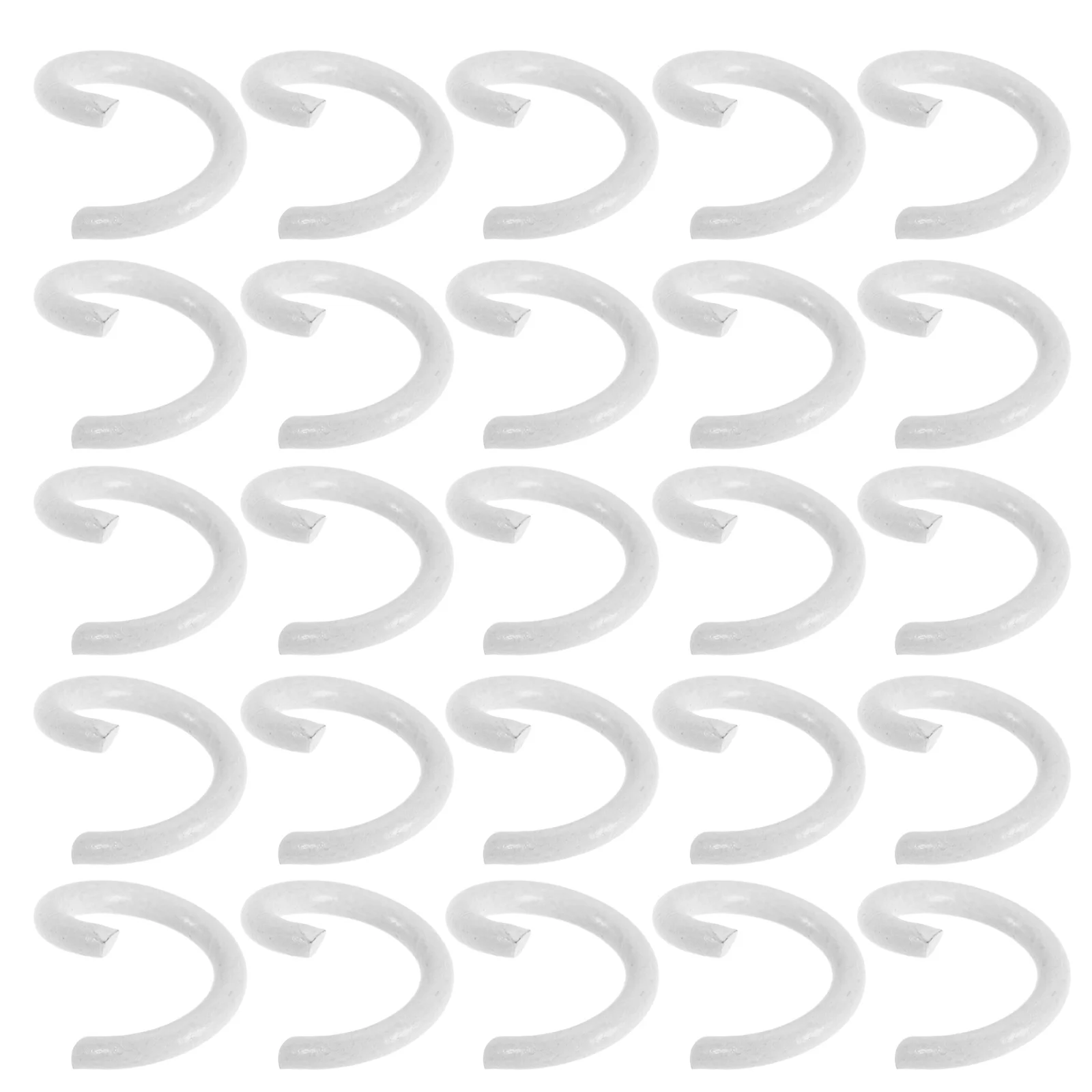 200Pcs Metal Loose Leaf Binder Rings Small Rings for Flashcards Notecards Scrapbooks Craft Organizer Metal Key Ring