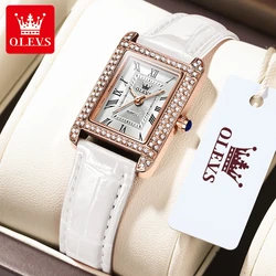 OLEVS Brand Watch Square Diamond WOMEN'S Quartz Watch 9935