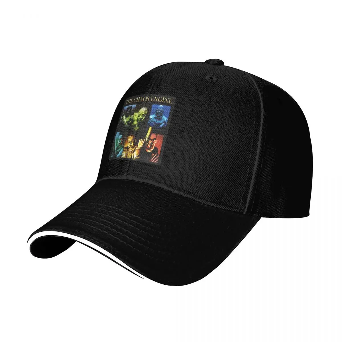 The Chaos Engine Baseball Cap Vintage Retro Embroidered Lightweight Packable Gift for Him Her