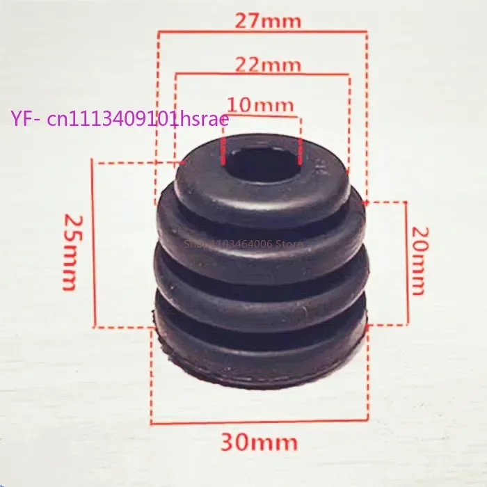 3Pcs Air Conditioner Compressor Anti-Vibration Feet, Rubber Shock Absorbing Damping Pads for Outdoor Units