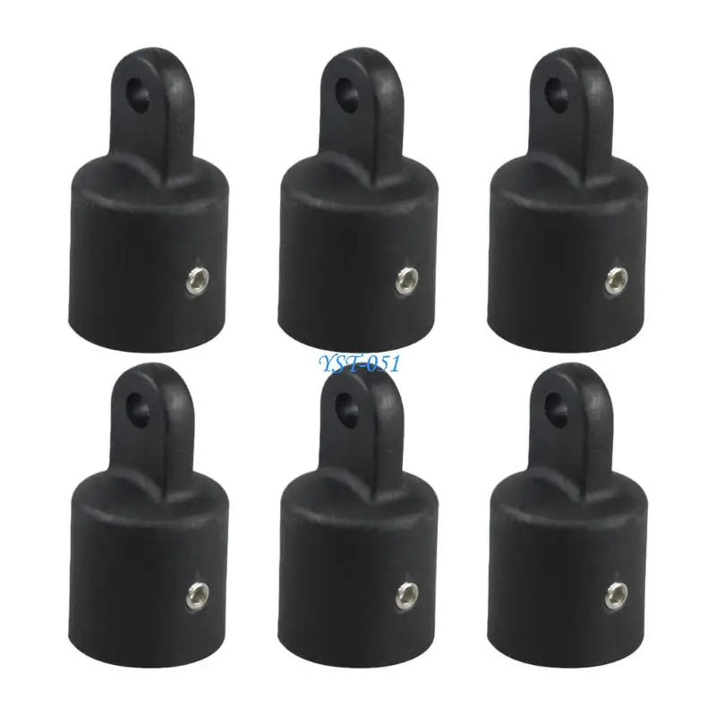 

E15A 6Pcs Nylon Sliding Caps Light Weight Sliding Eye End Fittings Marine Hardware