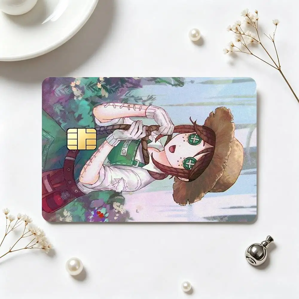 Game Identity V High Definition Matte PVC   Credit Card HD Stickers Game Card Decal Small Chip Waterproof Sticker Gift