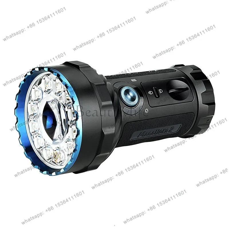high-power flashlights gather floodlight outdoor search cave strong light 14000lm flashlight
