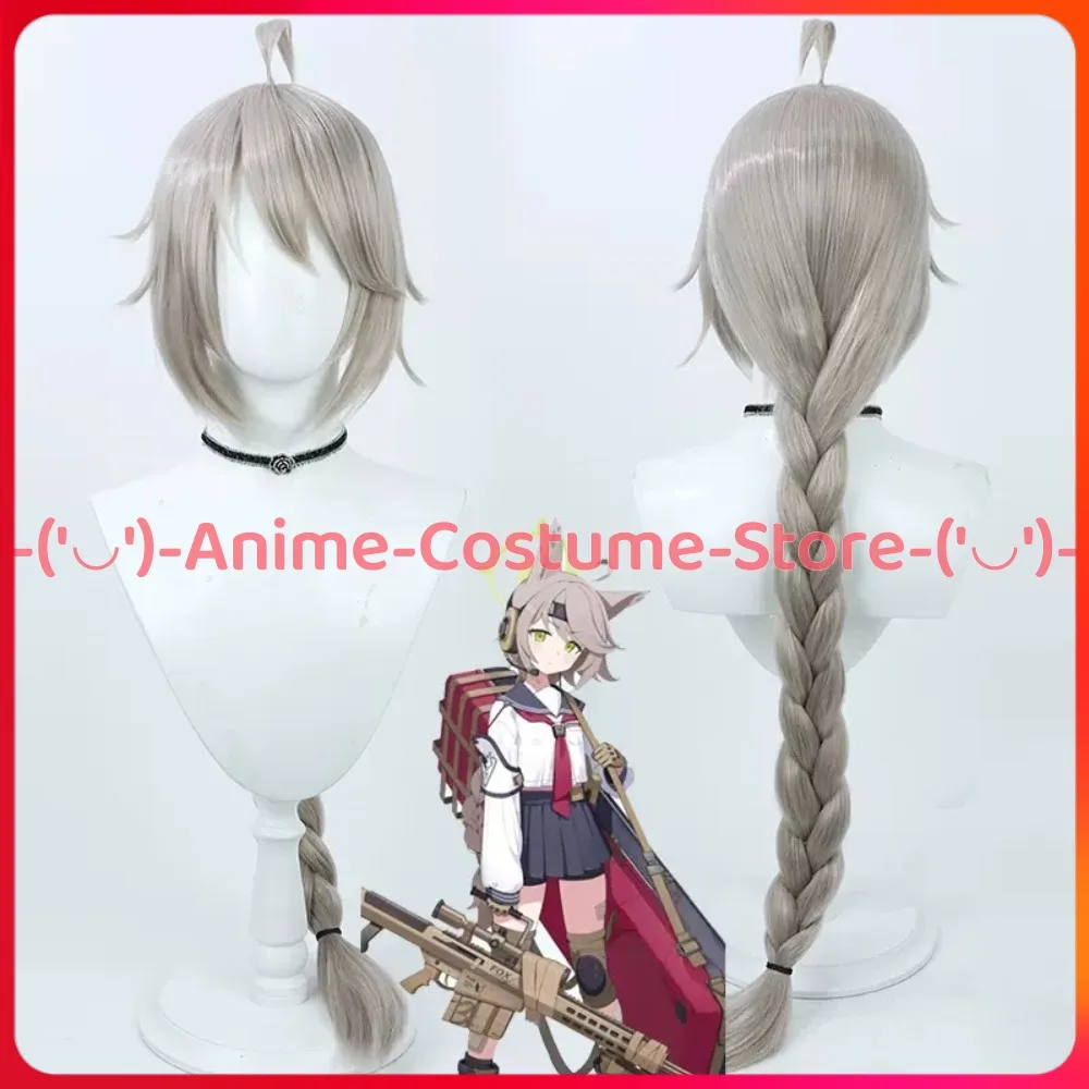 

Blue Archive Fox Squad Otoki Cosplay Wig School Sailor Uniform Style Game Character Halloween Carnival Party Wigs Synthetic Hair