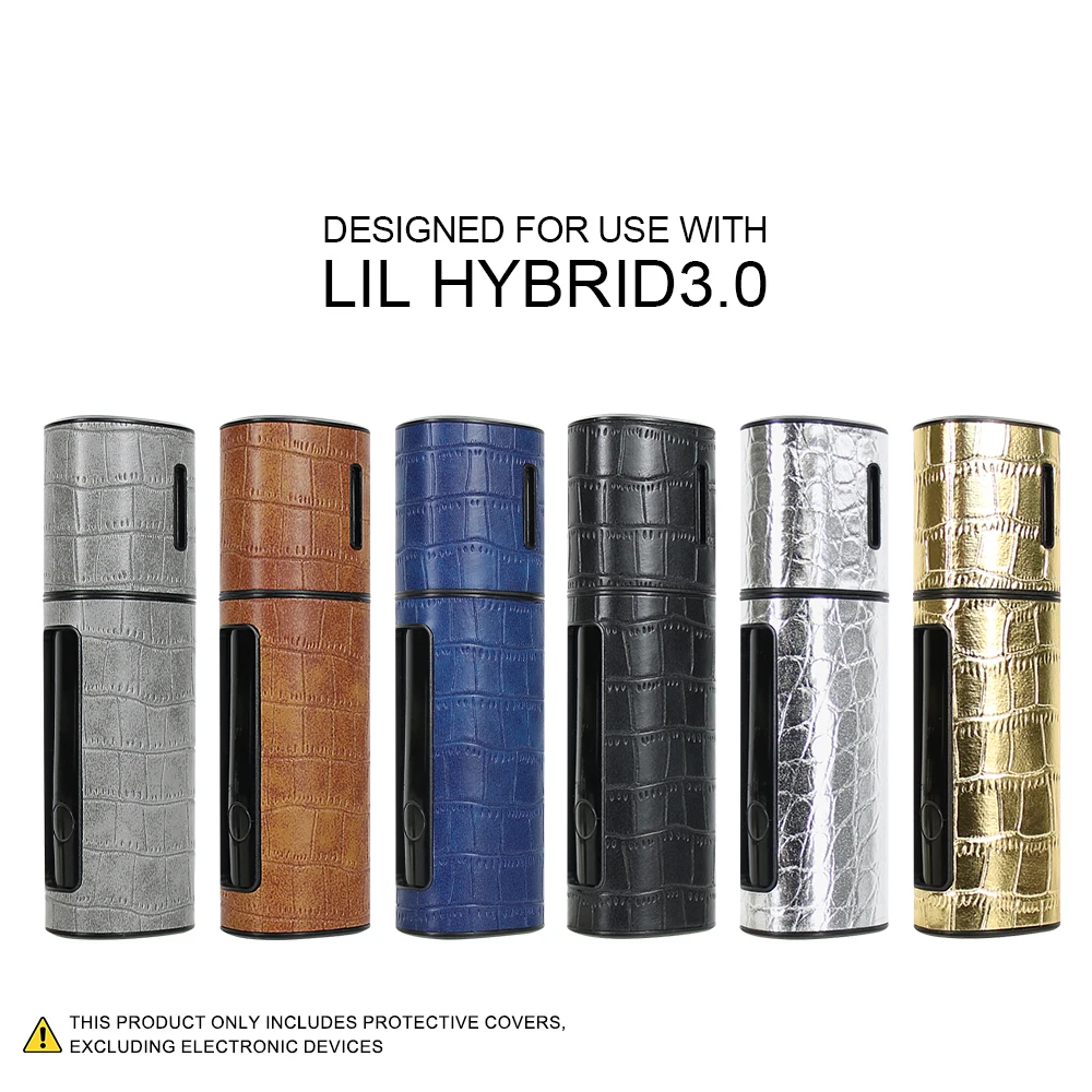 PU leather protective case suitable for LiL HYBRID 3.0, a fashionable and trendy protective accessory for electronic cigarettes.