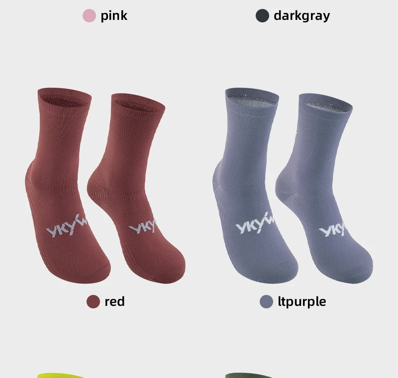 YKYWBIKE Rennradsocken Outdoor Fahrrad Rennrad Laufsportsocken Atmungsaktive Feuchtigkeitsabsorbierende Socken Unisex 14 Farben – Detail 11