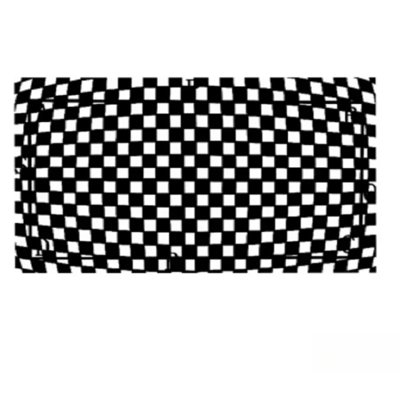 Distortion test card 5 pieces minimum approval