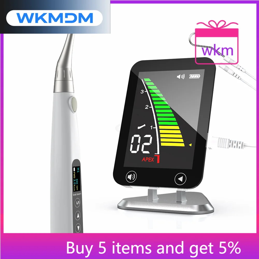 

den tal Equipment 1:1 Endomotor Endodontic Handpiece 360 Degree Rotation with Apex Locator for Root canal Treatment