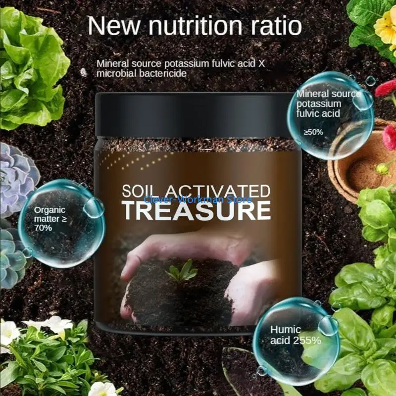 24TD منشطات التربة، مصدر معدني للترطيب والتغذية للحديقة