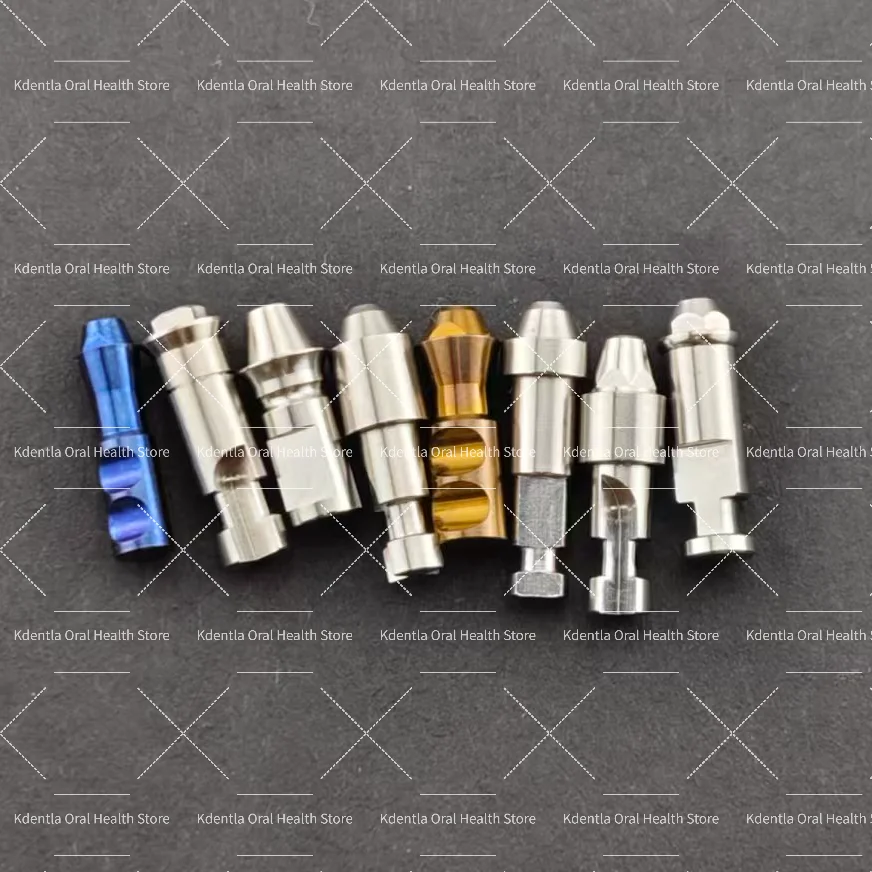 20pcs Dental Multi-unit Implant Analog  Plaster Titanium  Compatible with Osstem/Demtium/ITI/Neo/Nobel/Adin/MIS/ System/Bego/DIO