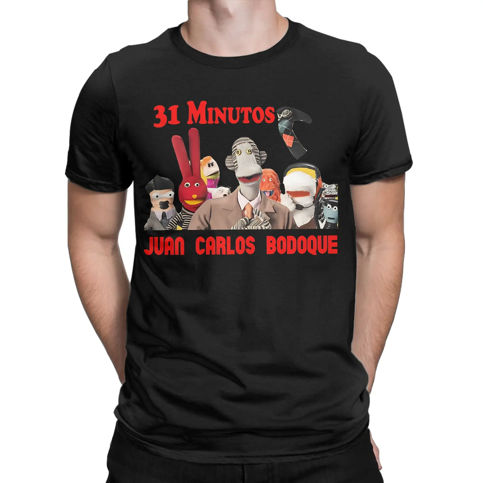 Men Women New Arrival 31 Minutos Juan Carlos Bodoque and Friends  Tee T Shirt Cotton  T-shirts Clothing