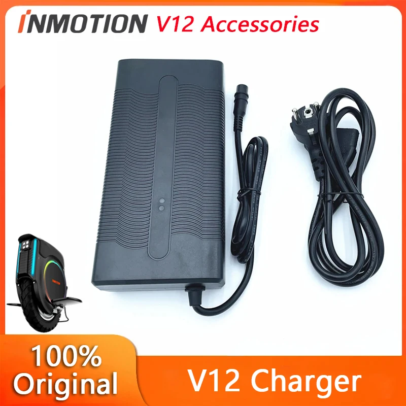 Original Charger for INMOTION V12 Unicycle Monowheel Wheelbarrow 100V Li-on Battery Charger Power Supply Adapter Accessories