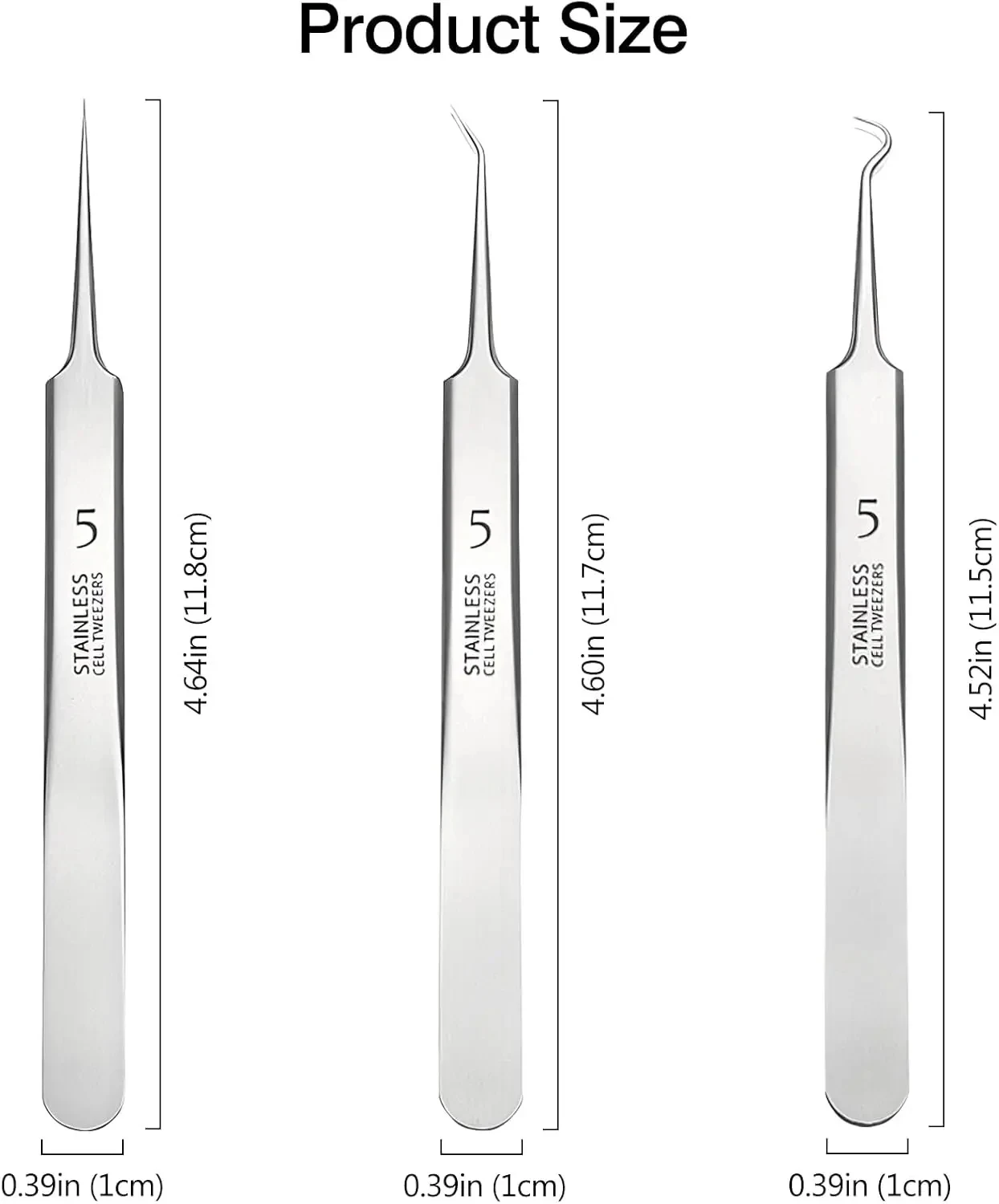Higt Quality Acne Blackhead Removal Kit Nose Face Pore Cleansing Acne Needle for Ingrown Hair Comedones Extractor Skin Care Tool