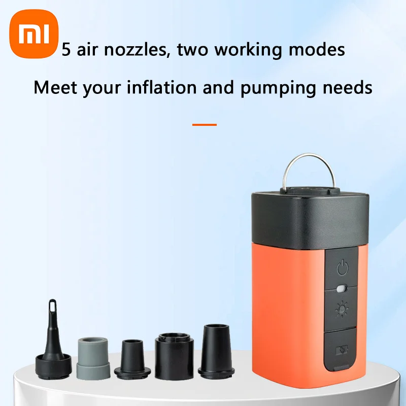 

Мини-воздушный насос Xiaomi Etenwolf | Многофункциональный беспроводной уличный воздушный насос для надувных лодок, портативный насос для быстрой накачивания и дефляции