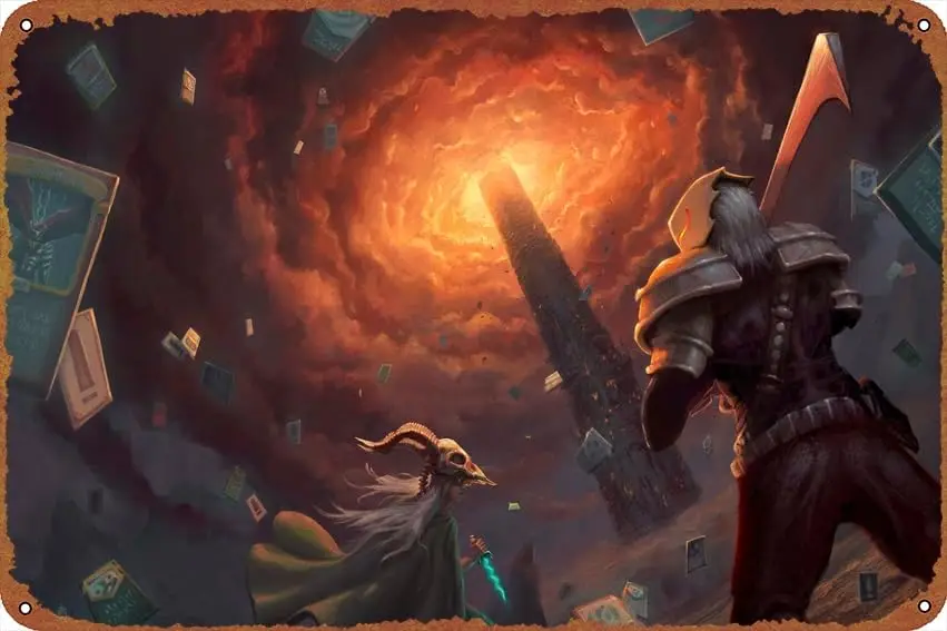 Video Game Slay The Spire Metal Tin Sign Vintage Wall Art Decoration Living Room Bathroom Kitchen Movie Poster Decor 8 * 12 Inch