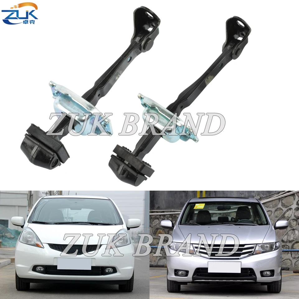 ZUK z przodu z tyłu lewego prawego samochodu ogranicznik do drzwi sprawdź pasek drzwi kontroler dla Honda CITY 2009-2014 GM2 GM3 FIT JAZZ 2009-2014 GE6 GE8