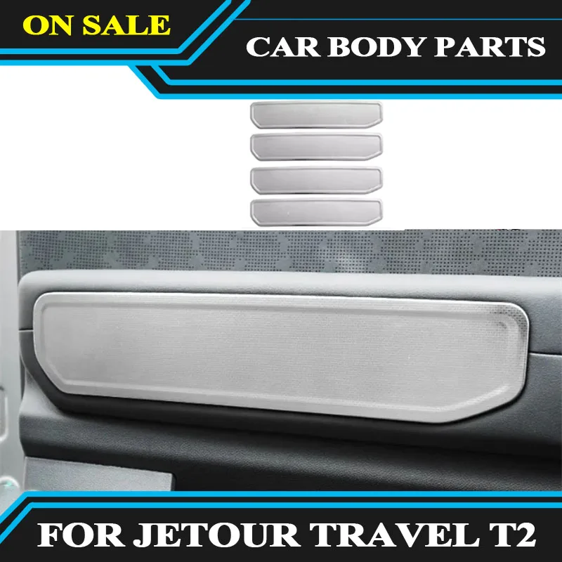 fit for Chery Jetour Traveler T2 door handle cover,  storage decoration patch, stainless steel interior modification part