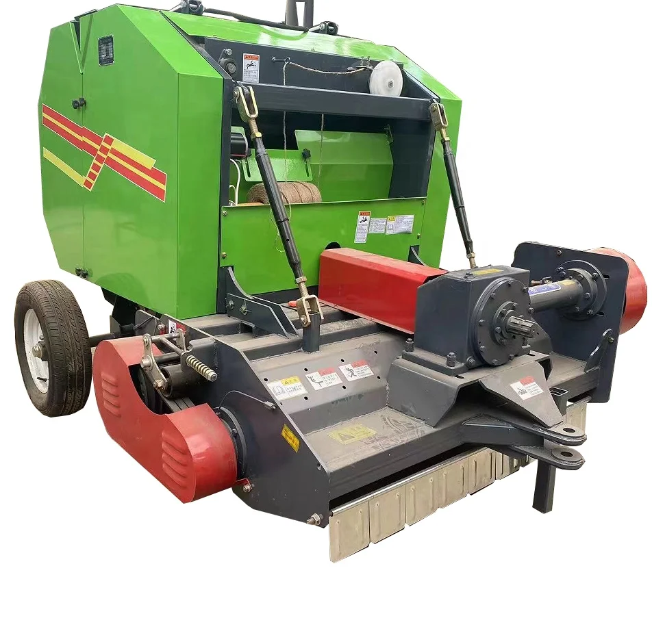 PTO Support Mini Silage Hay Round Baler Machine For 25HP Tractor