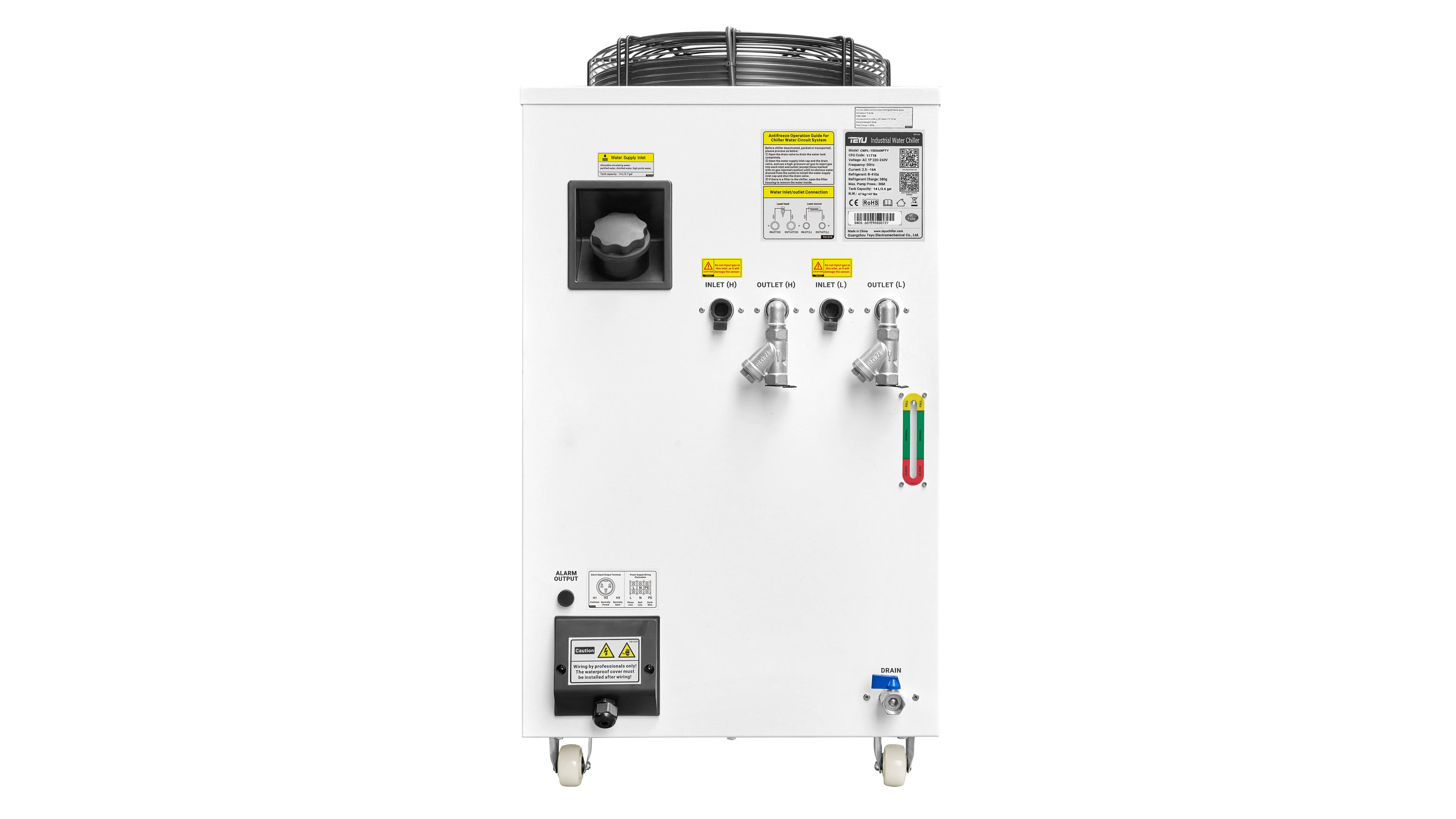 S&A Industry Water Chiller CWFL-1500 CWFL-2000 CWFL-3000 for 1500W 2000W 3000W Fiber Laser Cutting Machine Equipment