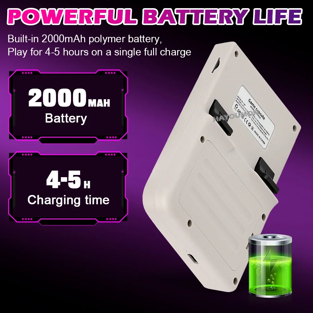 جديد R350S وحدة تحكم ألعاب محمولة 3.5 "IPS 640*480 شاشة لينكس 2000mAh ريترو مشغل ألعاب الفيديو 15000 + ألعاب ريترو #5