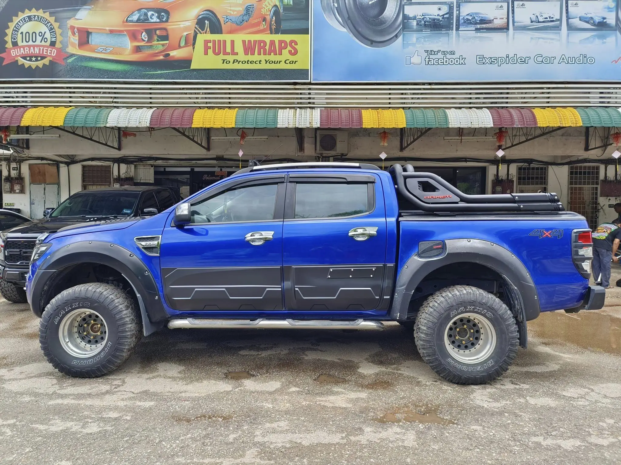 Seitentür schutz Verkleidung Karosserie verkleidung Forms chutz für Ford Ranger Wildtrak 2014-2017 t6 t7 t8 xtl xls begrenztes Autozubehör – Detail 5