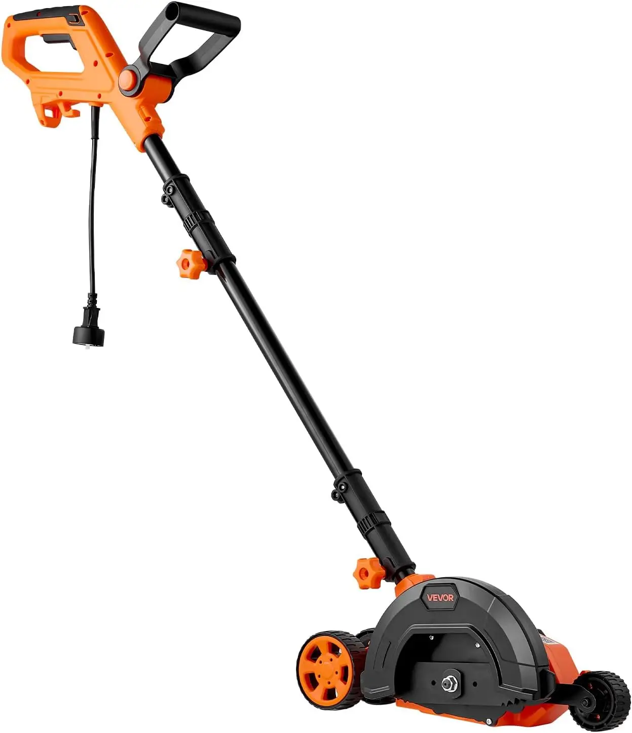 Lawn Edger, 8-inch Blade Length, 12 Amp Electric Edger Lawn Tool, 4000 RPM, with 3-Position Blade Depth, 65 Mn, Pivoting Handle,