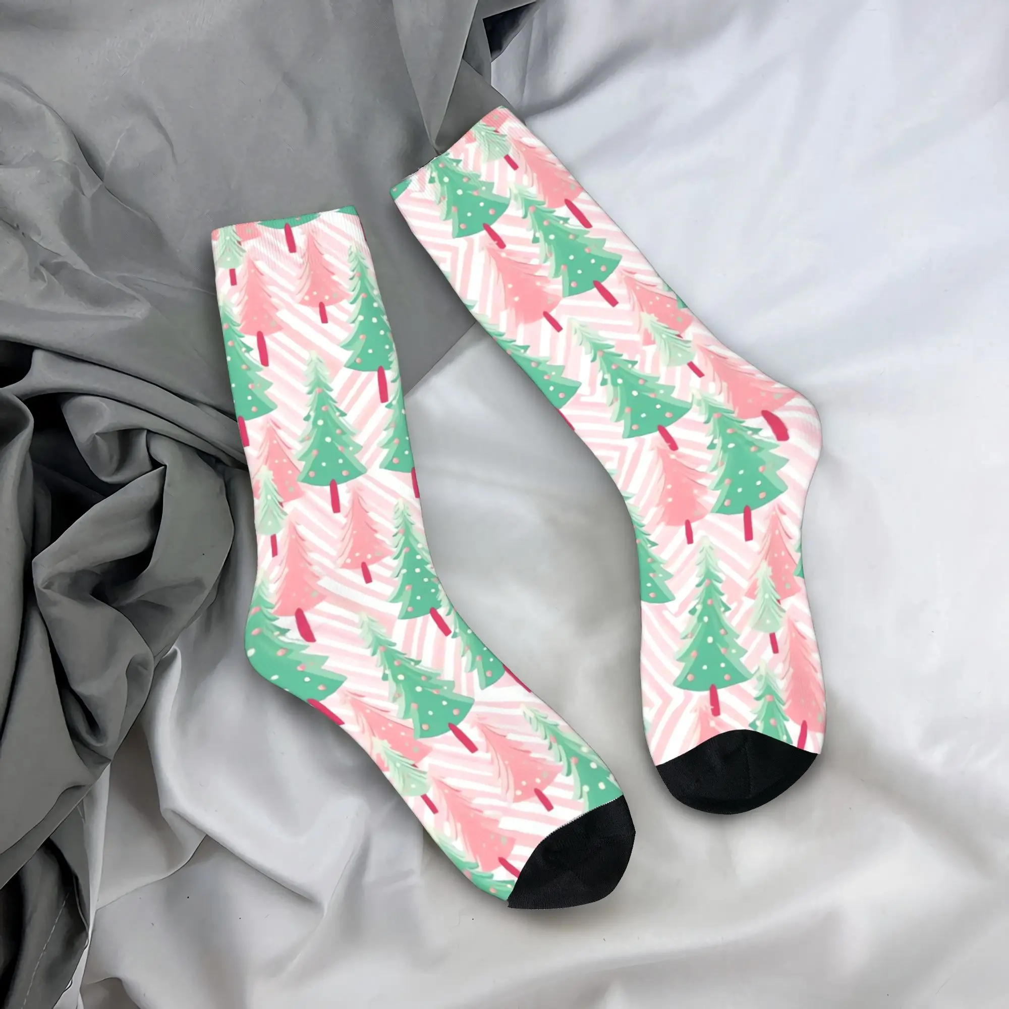 منقوشة وعطلة عيد الميلاد الجوارب المضادة للانزلاق جوارب النساء الرجال لينة تنفس تسلق الجوارب الخريف تصميم أنيق الجوارب