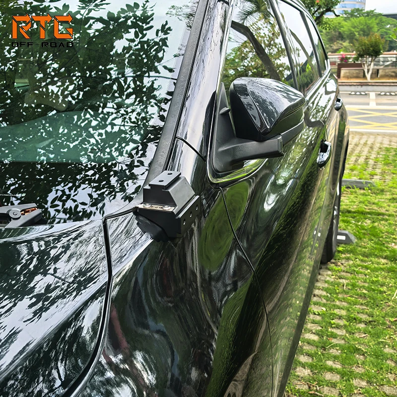 

Кронштейн RTG для Toyota Highlander 2017-2021, подставка для освещения капота, стабильное основание для освещения, кронштейн для прожектора на стойке А противотуманные фары led цоколь для лампы авто патрон для лампоч
