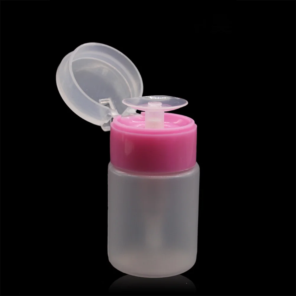 4 Pcs Clear Fingernail Polish Portable Refillable Bottle Makeup Empty Travel Dispenser