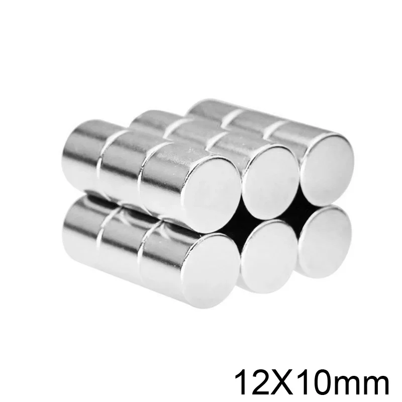 2/5/10/20/50PCS 12x10 mm Powerful Strong Magnetic Magnets Permanent Neodymium Magnets 12x10mm Small Round Magnet 12*10