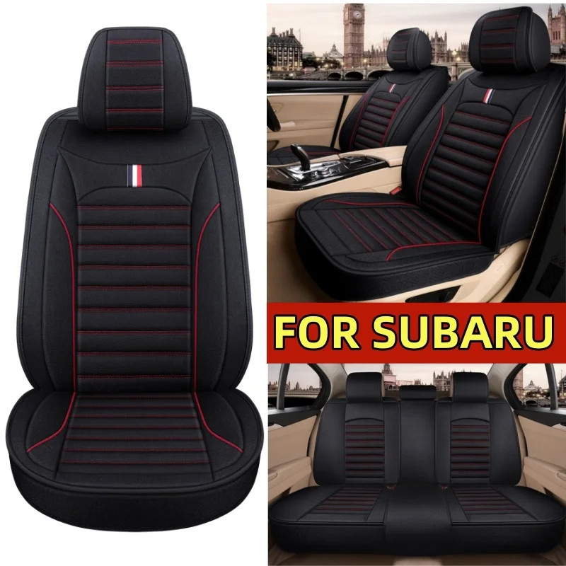 

НОВЫЙ чехол на автомобильное сиденье, четыре сезона, дышащий, льняной, износостойкий, с полной оберткой, передний и задний ряд, 5-местные чехлы на сиденья ДЛЯ SUBARU