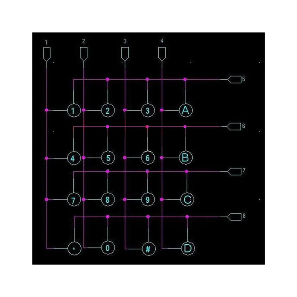 3 Pcs 16 Key Keyboard Modules 4x4 Matrixes Array Modules Keyboard Lndustrial Keyboard with Industry Scanning