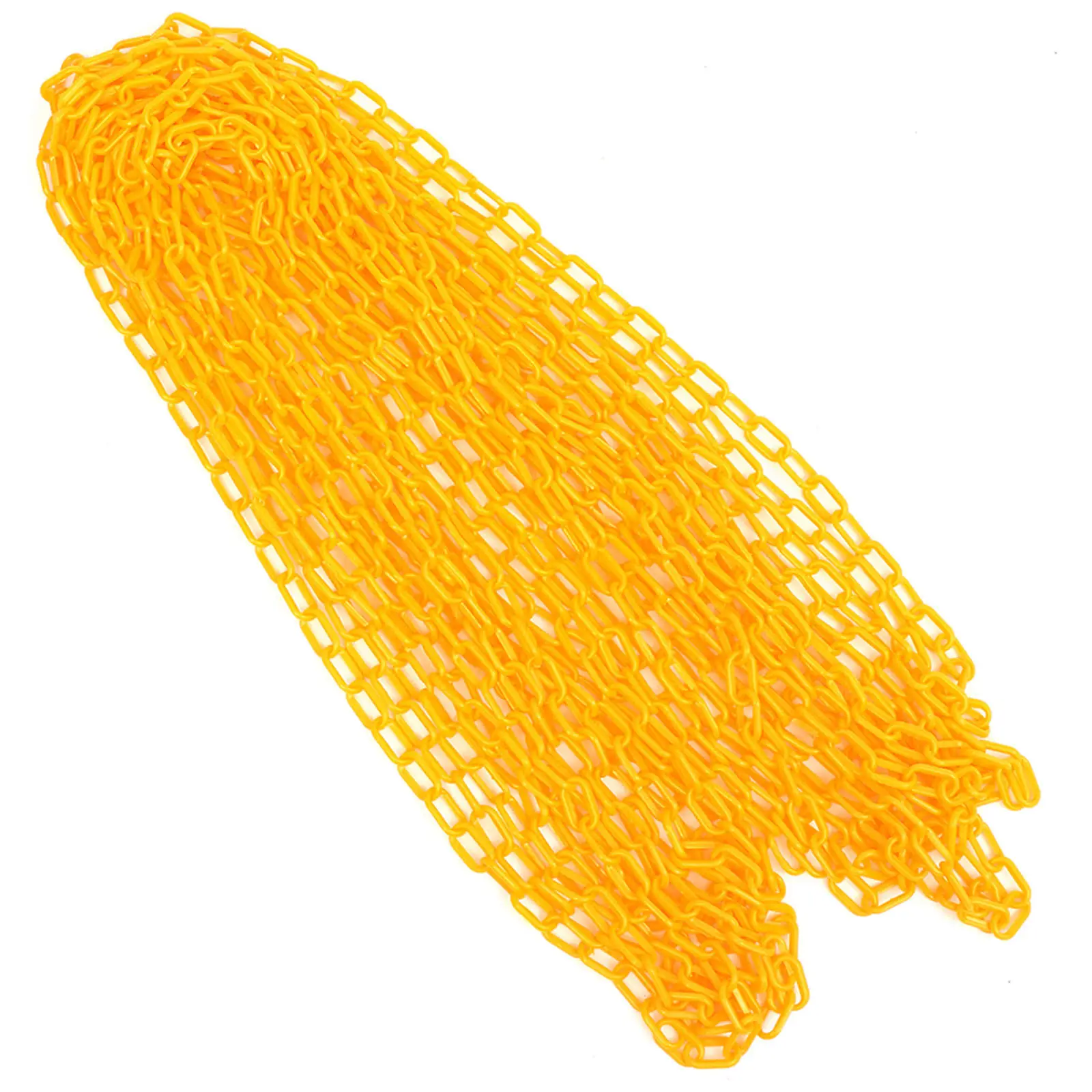 

5-метровая желтая пластиковая цепь-ограждение для контроля толпы, универсальный барьер для обеспечения безопасности, декор для Хэллоуина, свадеб и вечеринок