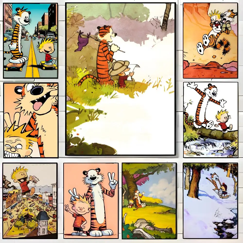Anime H-Hobbes Poster High-definition Waterproof Poster Stickers Suitable For Bedroom Living Room Home Decoration