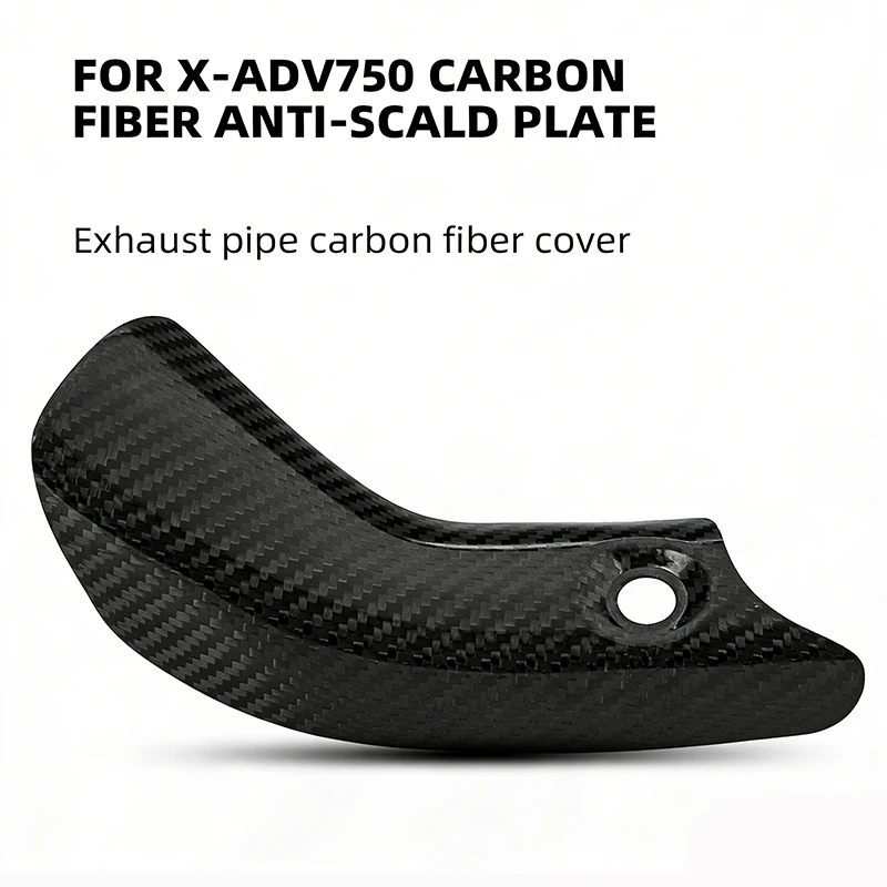 Hot Sale Motorcycle exhaust pipe anti-scalding cover Carbon fiber heat insulation cover For X-ADV 750 Adv750 XADV750
