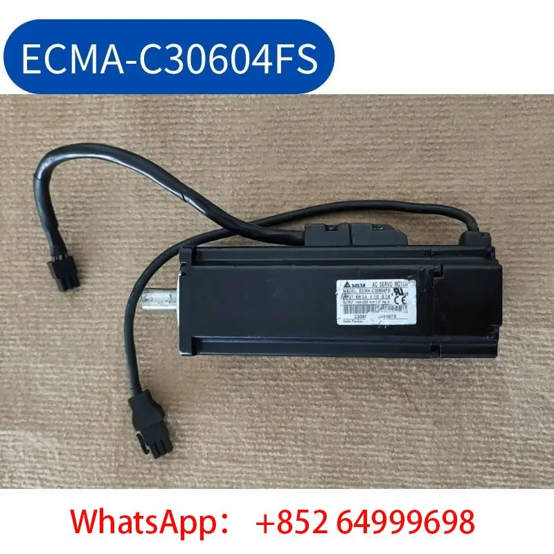 

second-hand Delta Servo motor ECMA-C30604FS 400W tested ok