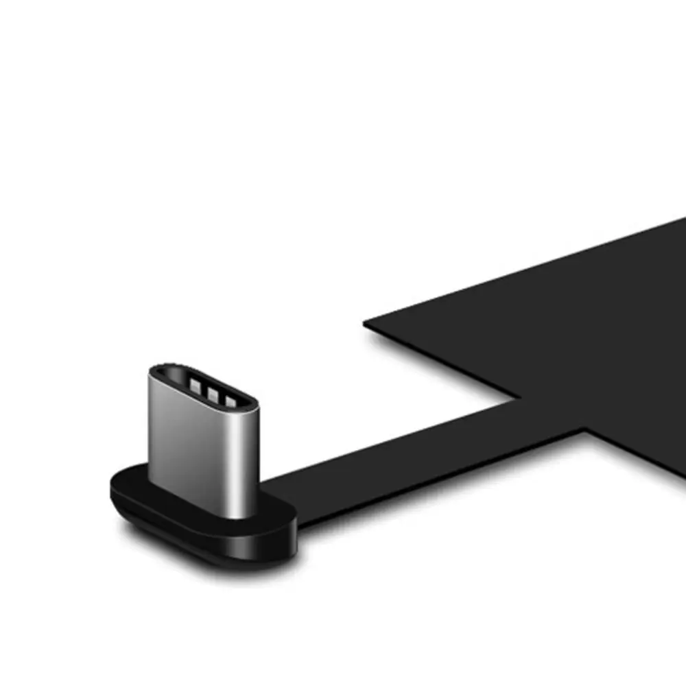 Professional Back Sticker USB Type C 5W Wireless Charger Mobile Phone Type-C Charging Receiver For Samsung/Huawei