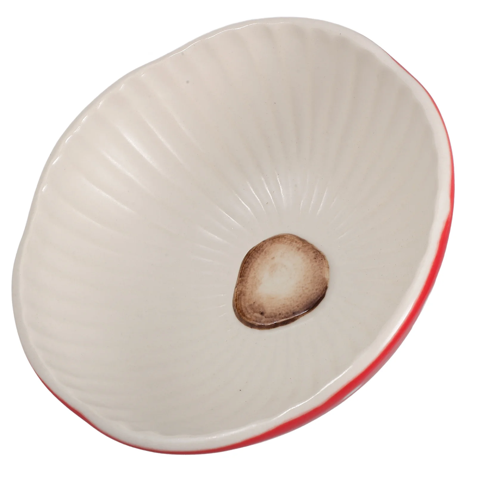 

Dessert Bowl Bowls Mushroom Tray Porcelain Serving Mushrooms Ceramic Decorative Popcorn